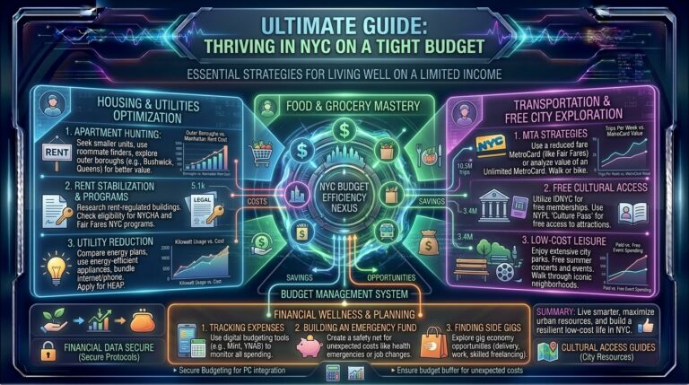 How to survive living in new york city when you are on a tight budget