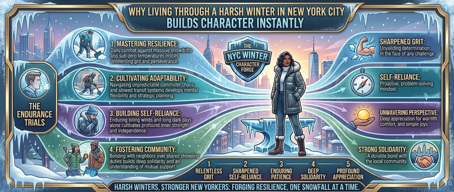 why living through a harsh winter in new york city builds character instantly