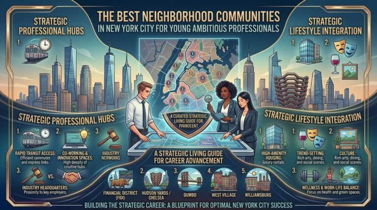 The best neighborhood communities in new york city for young ambitious professionals