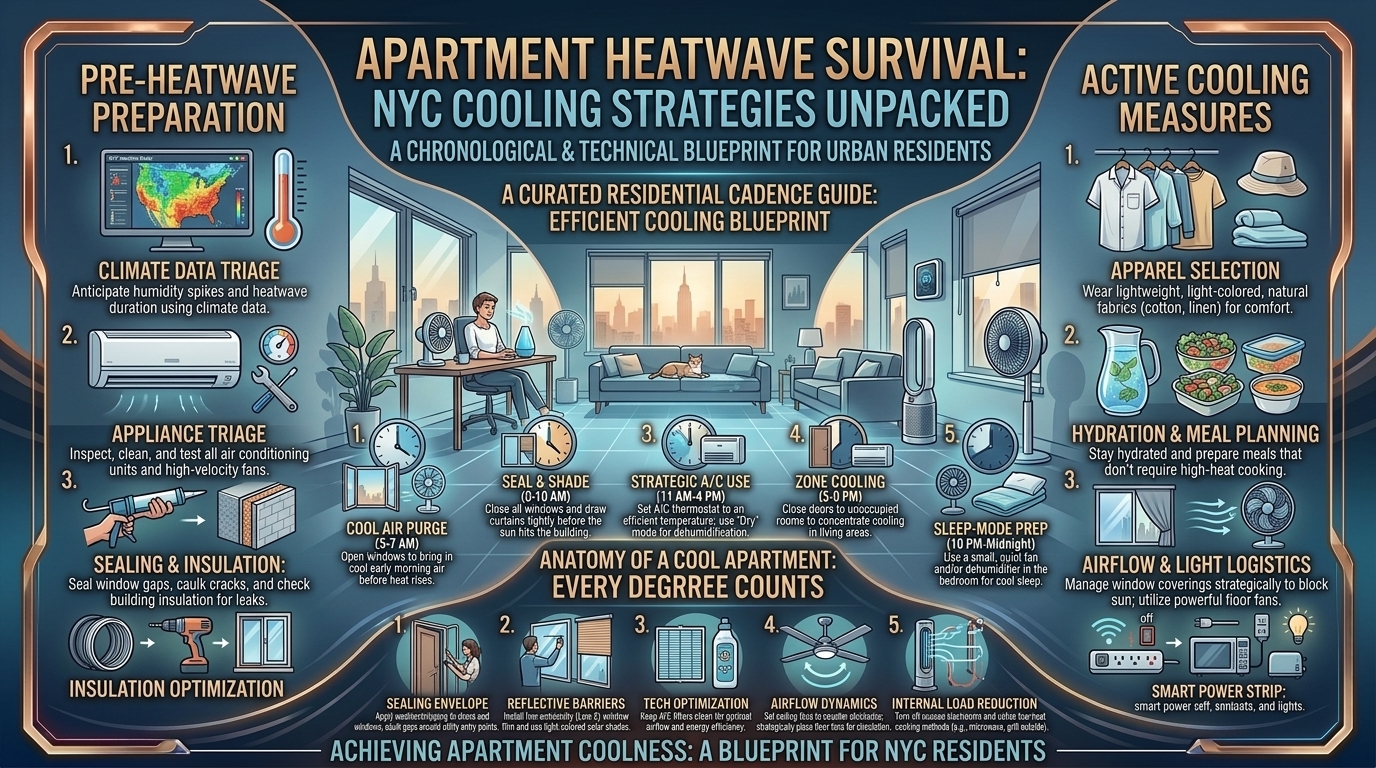 how to keep your apartment cool during the humid summer heatwaves in new york