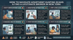 how to navigate apartment hunting scams and find a legitimate broker in new york