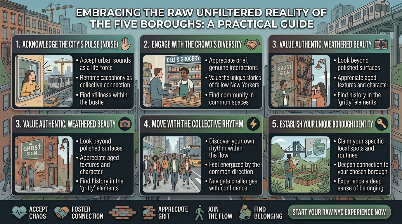 how to embrace the raw unfiltered reality of everyday life in the five boroughs