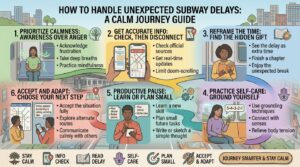 how to handle unexpected subway delays without letting it ruin your entire day
