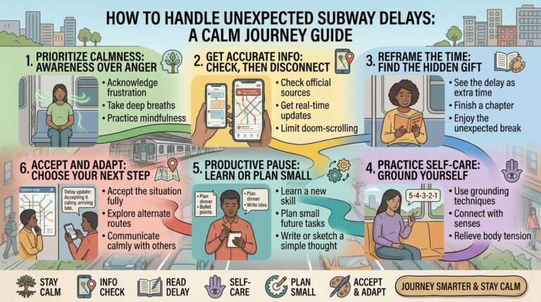 How to handle unexpected subway delays without letting it ruin your entire day