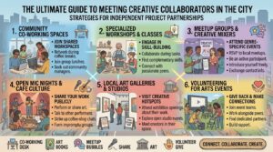 the best ways to meet creative collaborators for independent projects in the city