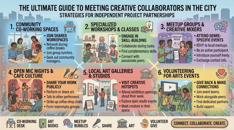 The best ways to meet creative collaborators for independent projects in the city