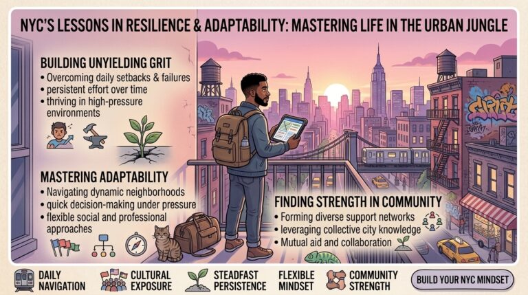 What lessons living in new york city teaches you about resilience and adaptability
