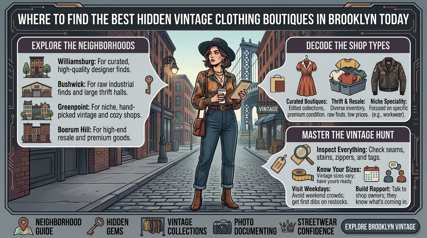 where to find the best hidden vintage clothing boutiques in brooklyn today