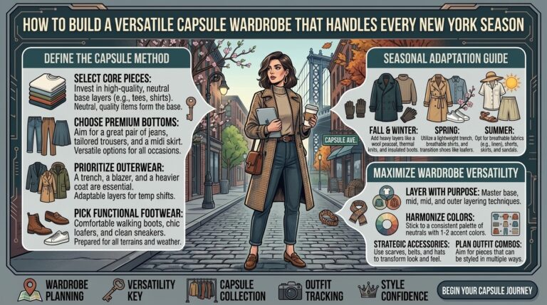 How to build a versatile capsule wardrobe that handles every new york season