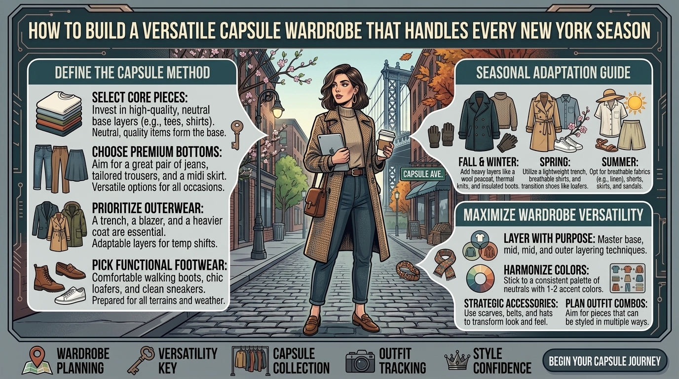 how to build a versatile capsule wardrobe that handles every new york season