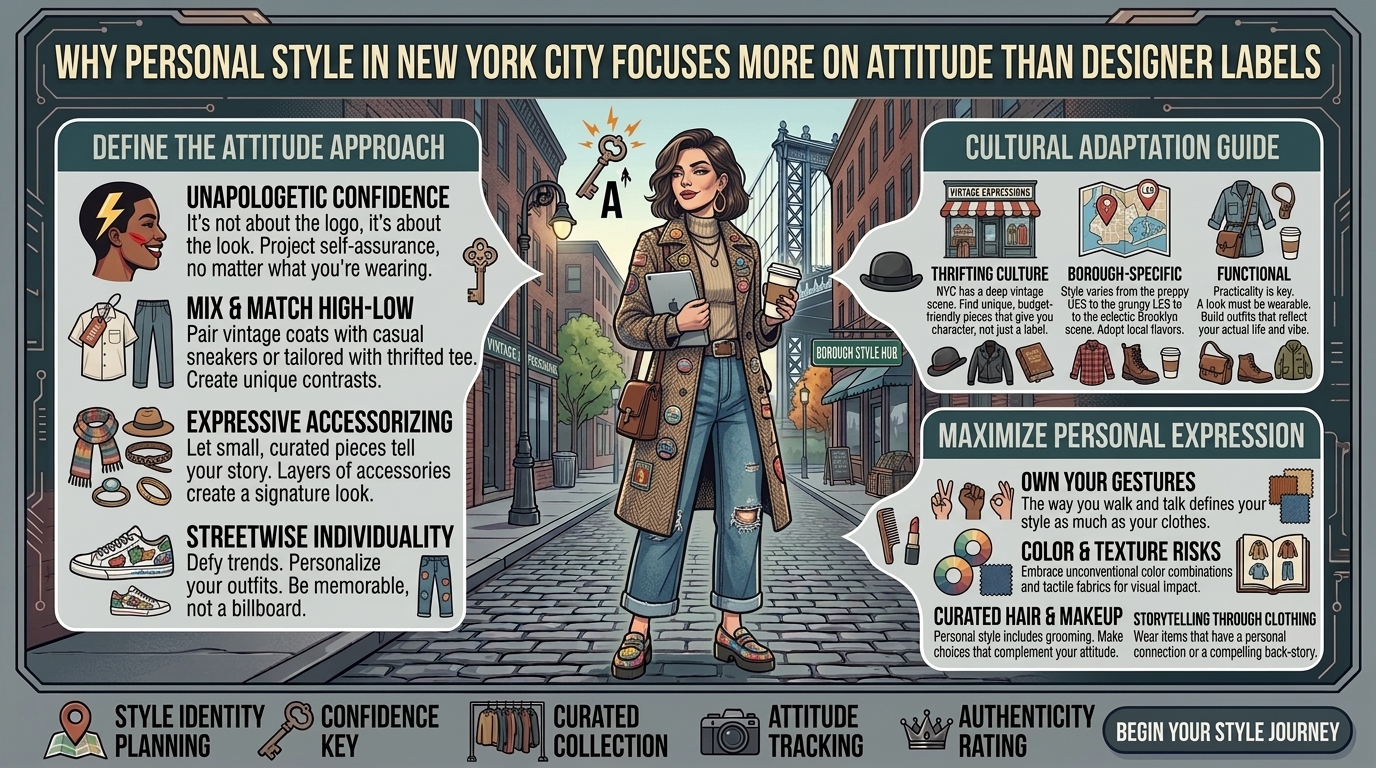 why personal style in new york city focuses more on attitude than designer labels