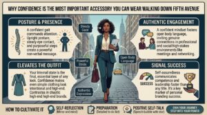 why confidence is the most important accessory you can wear walking down fifth avenue