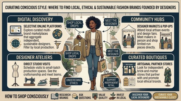 Where to shop for sustainable ethical fashion brands founded by local designers here