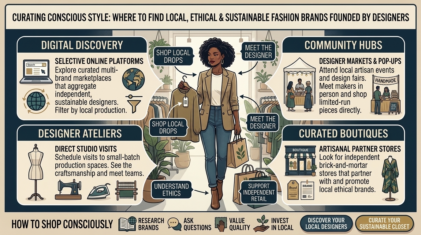 where to shop for sustainable ethical fashion brands founded by local designers here
