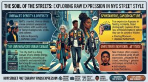 why street style photography in new york city captures raw authentic human expression