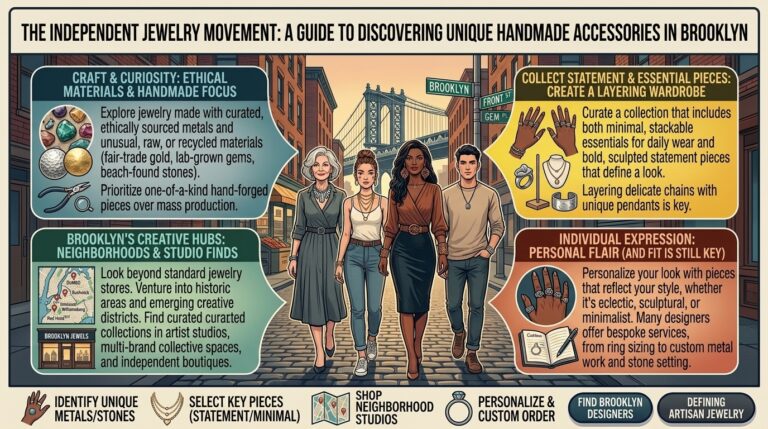 The best independent jewelry designers creating unique handmade accessories in brooklyn