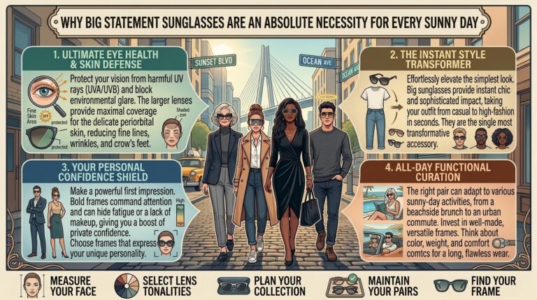 Why big statement sunglasses are an absolute necessity for every sunny day here