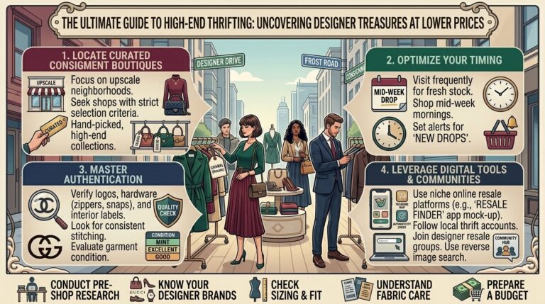 Where to find high end thrift stores carrying designer clothing items at lower prices