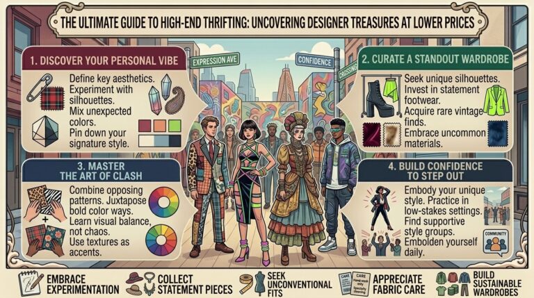 How to express your individual personality through bold fashion choices in public