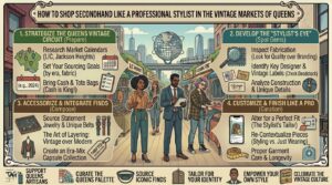 how to shop secondhand like a professional stylist in the vintage markets of queens