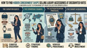 How to find hidden consignment shops selling luxury accessories at discounted rates