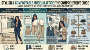 How to dress stylishly while staying completely comfortable during long museum visits