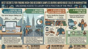 the best secrets for finding high-end designer samples during warehouse sales in manhattan