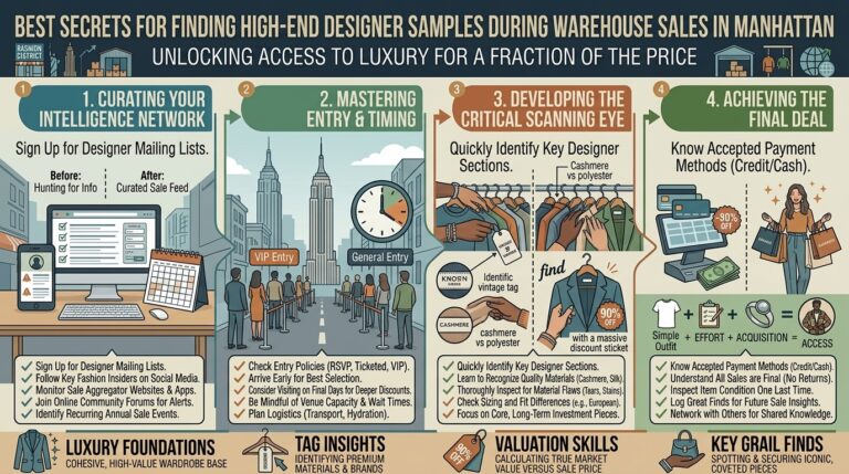 The best secrets for finding high-end designer samples during warehouse sales in manhattan