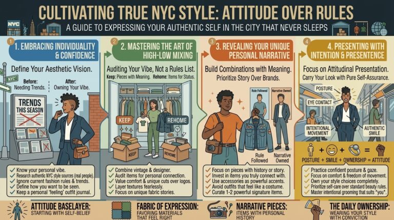 Why true style in new york city is about attitude rather than following rules