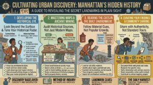 how to discover secret historical landmarks hidden in plain sight across manhattan