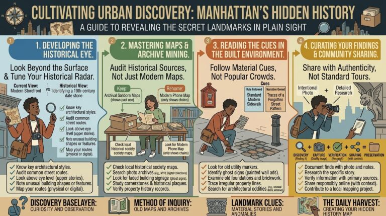 How to discover secret historical landmarks hidden in plain sight across manhattan
