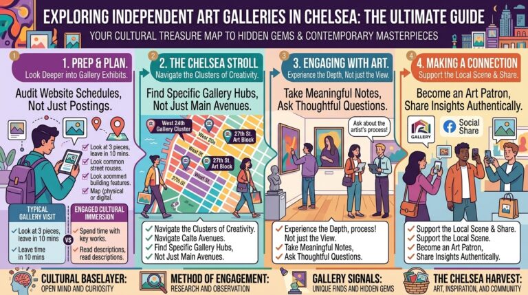 The ultimate guide to exploring independent art galleries in the chelsea neighborhood