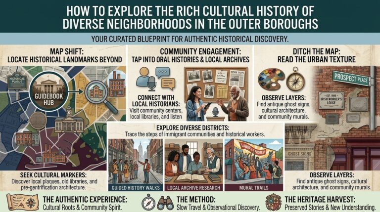 How to explore the rich cultural history of diverse neighborhoods in the outer boroughs