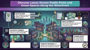 how to discover lesser known public parks and green spaces along the waterfront