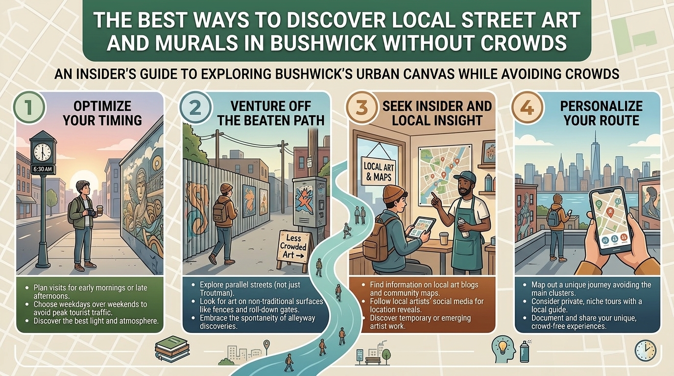 the best ways to discover local street art and murals in bushwick without crowds