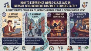 how to experience world class jazz music in intimate neighborhood basement lounges safely