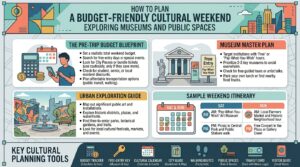 how to plan a budget friendly cultural weekend exploring museums and public spaces