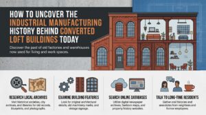 How to uncover the industrial manufacturing history behind converted loft buildings today