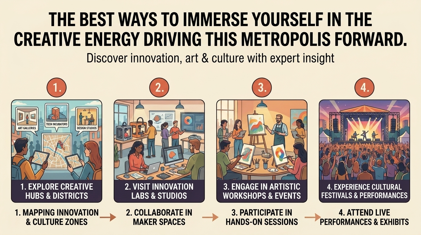 the best ways to immerse yourself in the creative energy driving this metropolis forward