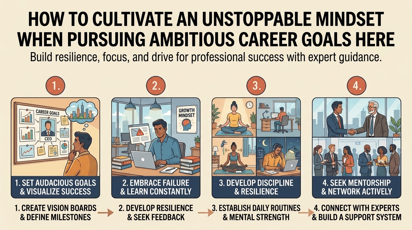 how to cultivate an unstoppable mindset when pursuing ambitious career goals here