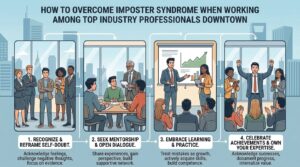 how to overcome imposter syndrome when working among top industry professionals downtown