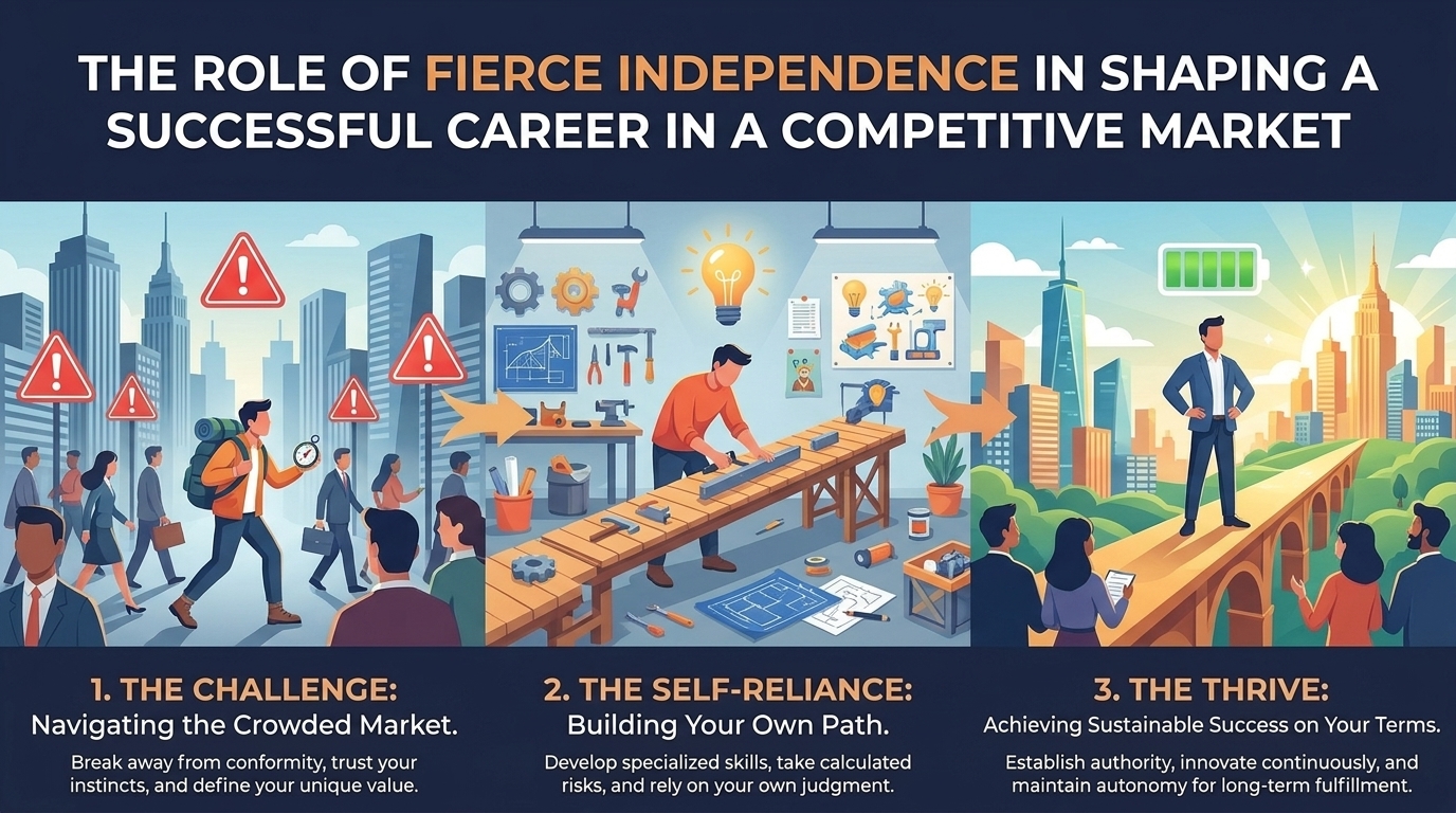 the role of fierce independence in shaping a successful career in a competitive market