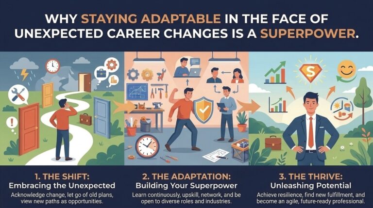 Why staying adaptable in the face of unexpected career changes is a superpower