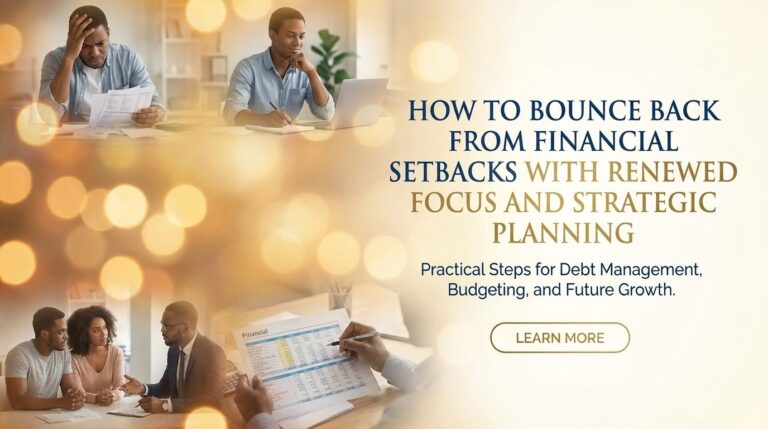 How to bounce back from financial setbacks with renewed focus and strategic planning