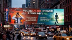 how to handle toxic work environments and know when it is time to pivot