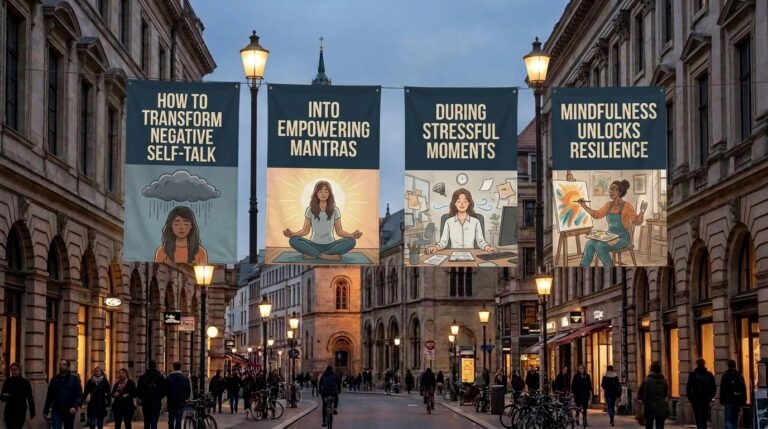 How to transform negative self talk into empowering mantras during stressful moments