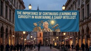 the importance of continuous learning and curiosity in maintaining a sharp intellect
