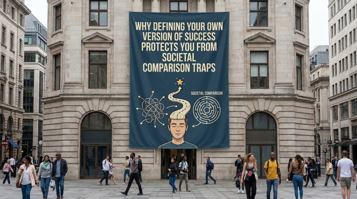 why defining your own version of success protects you from societal comparison traps