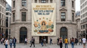 how to create a sacred morning routine that sets a positive tone all day