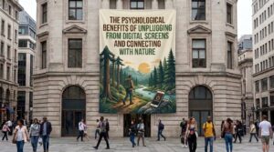the psychological benefits of unplugging from digital screens and connecting with nature